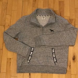 PINK Pull Over Fleece Sweater